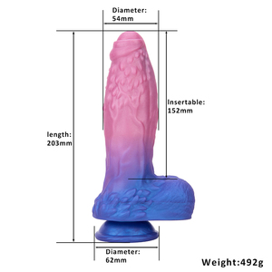 <strong>Custom</strong> Silicone Alien Vibrating Dildo Artificial <strong>Penis</strong> Vibrating Exotic Alien Dildo Vibrator Big Dildos for Women Huge - Product Image 6