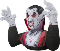Conception libre gonflable vampire effrayant plein imprimé géant Halloween gonflable Frankenstein mâle sauter personnage de Dracula