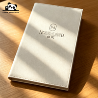 Porte-menu en cuir PU avec poche d'angle, dossier de menu double pliage pour restaurant, logo personnalisé en relief pour café, bar, bistrot