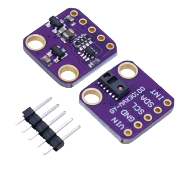 NEW MAX30100 Blood Oxygen Wrist Heart Rate Pulse Detection Heartbeat Sensor Module 3.3-5V 14mm*14mm