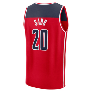 Para Hombre # 20 Camisetas de Baloncesto Personalizadas con el Número 20 de <span class=keywords><strong>Sarr</strong></span> Washington, Bordadas, Uniformes Juveniles, Ropa Deportiva con Logos Termosellados - Product Image 2