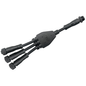Câble Répartiteur Étanche M12 1 vers 3 Mâle-Femelle 2 Broches à Verrouillage Fileté IP67 pour Capteur Éclairage LED Automatisation OEM - Product Image 4