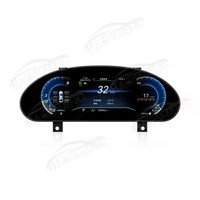 Cluster Digital 12.3 inci untuk Maserati GT 2007-2015 mobil LCD dasbor instrumen Panel pengukur kecepatan pemutar kokpit