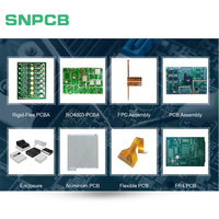 Produsen Papan PCB Berkualitas Tinggi, Mini CNC LED SMD PCB SNPCB Merek Ternama, Multi-Layer Ketebalan 0.2-4mm, Finishing Permukaan HASL