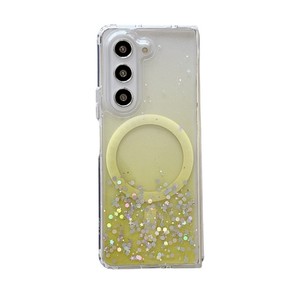 เคสโทรศัพท์แม่เหล็กใสวิบวับ รุ่นใหม่ สำหรับ Samsung Z Fold6 Fold5 <span class=keywords><strong>Fold4</strong></span> Fold 3  วัสดุ PC Resin  ฝาหลังแบบอีพ็อกซี่ - Product Image 6