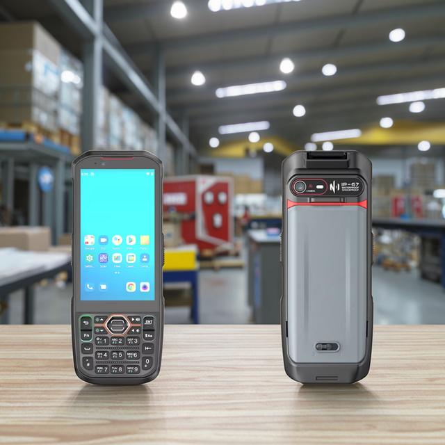 Hot-Swappable Battery 5 Inch Android 13 Rugged PDA Handheld Data 6G+64G 4G-LTE Wifi GNSS NFC 2D Barcode Scanner IP68