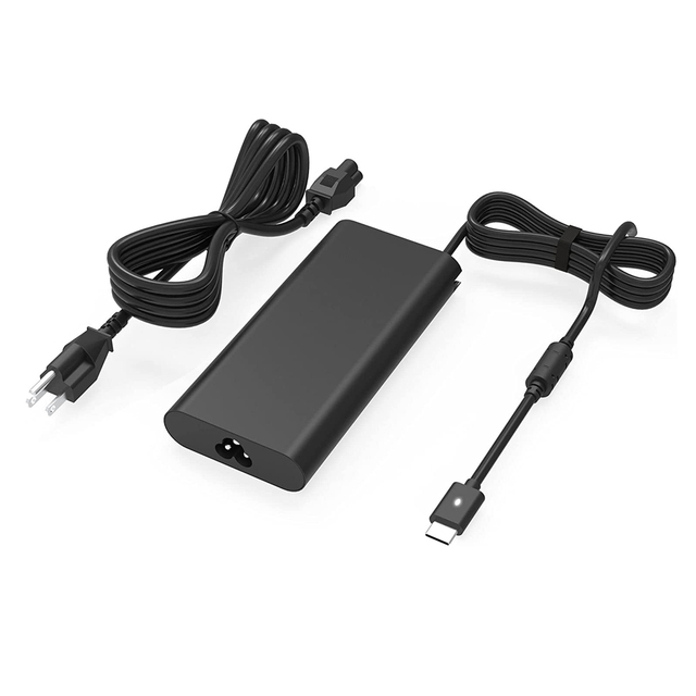 130W USB C Slim AC Power Adapter for Dell Xps 17 Precision 5550 T4V18 Laptop Charger 19.5V 6.67A Electric OTP for Xps 17