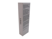 Boîte d'emballage en carton de luxe mat en gros pour extensions de cheveux de perruque rectangle noir de logo personnalisé avec motif imprimé