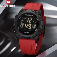 NAVIFORCE 7104 NF7104 Montres Digitales Électroniques Originales Étanches, Montre Chronographe de Sport pour Hommes, Relojes