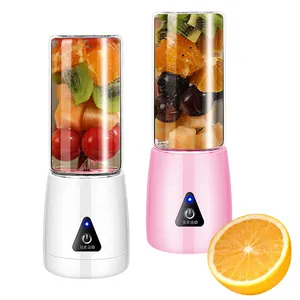 USB Rechargeable Multifunctional Glass Fruit Juicers Wireless Electric Blender Portable Mini Juicer For Gift