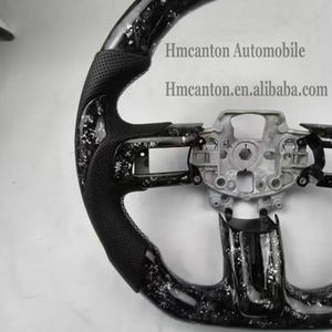 Explosive New Products Perforated Leather Forged Carbon Fiber Grip Steering <b>Wheel</b> for Ford Mustang Car Steering <b>Wheel</b> - Product Image 3