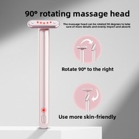EMS Microcurrent Handheld Oogmassagepen Anti-wallen Roterende Warmtecompress Vibratie Kleurlichtfuncties Waterdicht