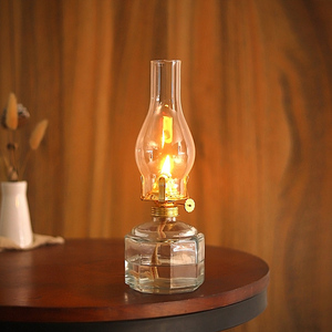 Shanghai LinLang Klassische Kerosinlampe Glas-Öllampe Hängend Breiter Docht Hohe Helligkeit Hochtemperaturbeständig - Product Image 6