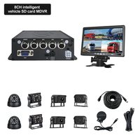 Enregistreur de conduite 8CH SD Card MDVR 1080P avec alerte de sécurité BSD pour le suivi des flottes de camions et de bus