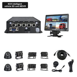 เครื่องบันทึกการขับขี่แบบการ์ด SD 8CH 1080P พร้อมระบบแจ้งเตือนความปลอดภัย BSD สำหรับการติดตามยานพาหนะรถบรรทุกและรถบัส - Product Image 6