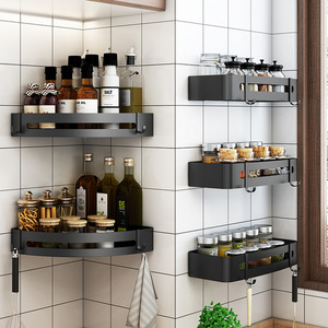 Bathroom accessories kitchen Shelf Space Aluminum Shower Corner Shelf Kitchen Storage Rack Wall Mounted Corner caddy Bath tray