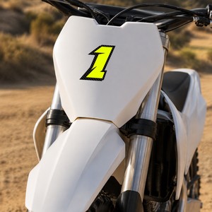 Pegatina Reflectante JDM de Alta Calidad, Resistente al Agua y a los Rayos UV, de 100 mm, con Número de Carreras Fluorescente de Neón, Diseño de Dibujos Animados, Recortada, 1 Año de Duración - Product Image 4