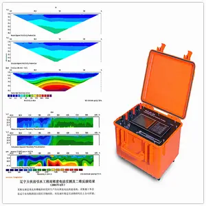 2D Geophsyical elektrik dirençli tomografi ekipmanları yeraltı suyu ve Mineral anketi