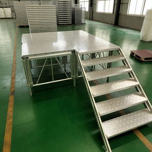 समायोज्य ऊंचाई एल्यूमीनियम मिश्र धातु संगीत कार्यक्रम चरण उच्च गुणवत्ता वाले ट्यूव प्रमाणित प्रतिस्पर्धी मूल्य चीनी निर्माण प्रत्यक्ष - Product Image 6