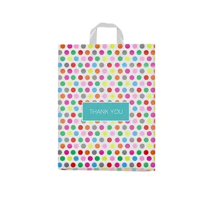 Extra Thick Bulk Die Cut Plastic Bags Thank You Bags for Business Shopping Business Merchandise