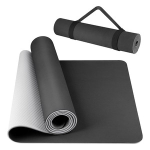 Tapete de Yoga TPE <span class=keywords><strong>BESAY</strong></span> 183x61cm/183x80cm, Grosor Personalizado, Colorido, con Logotipo Personalizado, Ecológico, Antideslizante y Resistente al Desgaste - Product Image 3