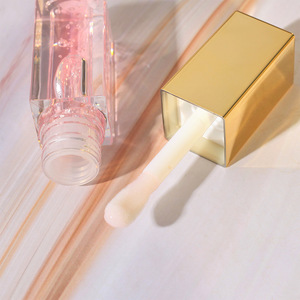 Tubos de brillo labial únicos Hidratante vegano sabor afrutado brillo de labios a granel Logotipo personalizado aceite de labios teñido húmedo - Product Image 3