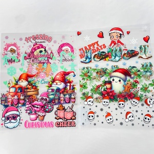 Autocollants UV DTF pour tasses, enveloppes pour tasses à café de 16 oz pour enseignants, prix d'usine pas cher - Product Image 2