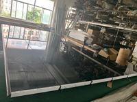 Automatique Sans Cadre noir panneau de verre porte de garage sectionnelle