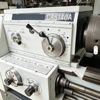 Tour horizontal universel manuel CA6150A, alésage de broche 52 mm, pour le tournage de métaux, idéal pour le travail des arbres et des disques