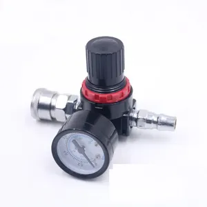 Pneumatic paint spray gun pressure regulating valve air pressure gauge spray gun pressure gauge