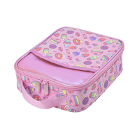 Ensemble de sac à dos scolaire, sac à lunch et trousse à crayons personnalisés pour enfants, filles, mignon, kawaii, imperméable, avec fermeture éclair