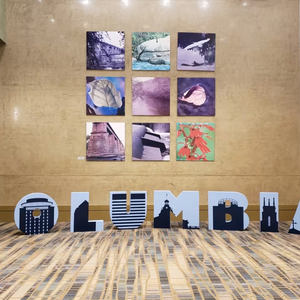 แผ่นฟองน้ำ EVA ขนาดใหญ่แบบมีตัวอักษรขนาดใหญ่สำหรับงานปาร์ตี้กลางแจ้ง3D ตกแต่งผนังสำนักงานตามสั่ง - Product Image 3