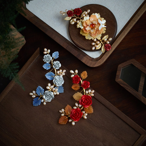 Broche en pierres précieuses naturelles de qualité supérieure, accessoires de luxe faits à la main, design personnalisé - Product Image 1