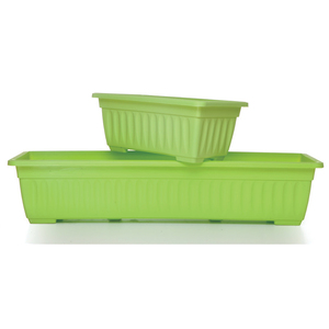 Ronbo — <span class=keywords><strong>Pot</strong></span> <span class=keywords><strong>de</strong></span> fleurs en plastique, bac <span class=keywords><strong>de</strong></span> <span class=keywords><strong>balcon</strong></span> coloré, rectangulaire, <span class=keywords><strong>Pot</strong></span> pour plantes, bon marché, 34x19, offre spéciale - Product Image 5