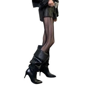 Women Fishnet Stockings 15D Ultra Thin Solid Color Mesh Pantyhose For All Seasons - Product Image 5