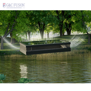 Fuson Aluminium <span class=keywords><strong>Toit</strong></span> en verre Lucarne de <span class=keywords><strong>toit</strong></span> Fenêtre de <span class=keywords><strong>toit</strong></span> ouverte en aluminium Lucarne modulaire à double vitrage Véranda étanche - Product Image 1