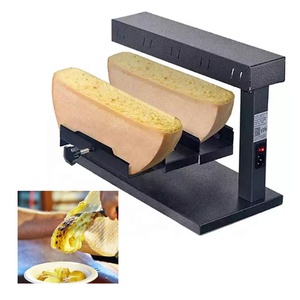 Type de bureau 750W 300 degrés <span class=keywords><strong>demi</strong></span>-roue <span class=keywords><strong>raclette</strong></span> fondeur de fromage fromage <span class=keywords><strong>raclette</strong></span> chauffage lampe chauffante Machine de fusion - Product Image 1