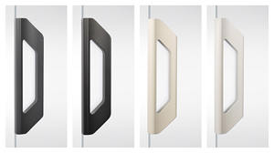 Poignée de porte coulissante en aluminium <span class=keywords><strong>anthracite</strong></span> moderne pour chambre à coucher et hôtel, disponible en plusieurs couleurs - Product Image 2