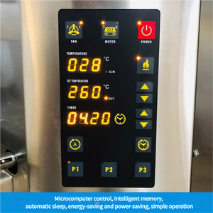 เตาอบพิซซ่าแบบตีนตะขาบเตาอบไฟฟ้าสำหรับย่างไก่เชิงพาณิชย์เตาอบแบบหมุนเวียนอากาศร้อนด้วยแก๊ส - Product Image 3