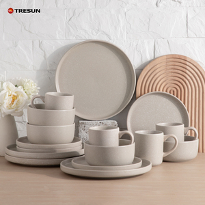 ชุดภาชนะเซรามิกแบบยั่งยืนสำหรับร้านอาหารและโรงแรม ขายส่งจากโรงงาน ชุดจาน ชาม ถ้วย คุณภาพสูง - Product Image 1