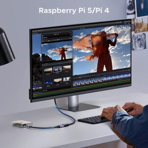 Adaptateur Micro HD-MI vers HD-MI UGREEN 8K60Hz, câble bidirectionnel Micro HD-MI 2.1 mâle-femelle 10K 4K240Hz HDR 3D Dolby VRR 48 Gbps - Product Image 4