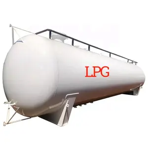 100m3 Lpg Gas Bullet Tank 50ton Horizontale Vaste Bulk Lpg Opslagtanks Container Lpg Tank