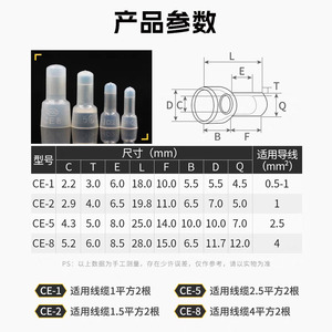 Terminales de crimpado de nailon Qingli, bloque de terminales de bajo voltaje, tapa de extremo de cable de conexión rápida - Product Image 4