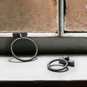 Qiansi Sang Trọng Vòng Brass Kẽm Hợp Kim Kéo Thả Xử Lý <span class=keywords><strong>Knobs</strong></span> Cho Đồ Nội Thất Tủ Tủ Cửa Ngăn Kéo Cách Sử Dụng Nhà Bếp Ứng Dụng - Product Image 3