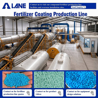 Línea de Producción de Urea Recubierta de PU LANE, Tambor Rotatorio Granular de Liberación Lenta, Planta de Fabricación Industrial Automatizada Personalizada