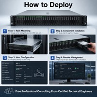 Server HPE ProLiant Compute DL340e Gen12 con Intel Xeon 6 144 Core, 2TB DDR5 6400MT, 24x LFF, 10x EDSFF, Server di Archiviazione 2U Rack
