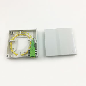 Boîte de sortie de fibre murale compacte étanche IP65 1 couvercle anti-poussière avec SC/APC pour réseaux POE <span class=keywords><strong>4G</strong></span> WIFI FTTH - Product Image 5