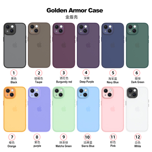 Cover Traslucida per <span class=keywords><strong>iPhone</strong></span> 15/15 Pro/15 Pro Max, Custodia Opaca con Protezione per Obiettivo Fotocamera - Product Image 6