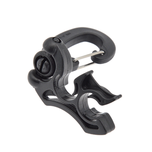 저압 호스 고정 버클 스테인레스 스틸 304 + PP 다이빙 예비 퀵 샤크 BCD 호흡 조절기 튜브 클램프 후크 - Product Image 5