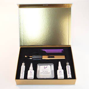 Kit de Extensiones de Cabello con Luz UV Iniceviolet para Pelo Rubio <span class=keywords><strong>y</strong></span> Claro, Liso Rizado Remy, Set de Herramientas <span class=keywords><strong>y</strong></span> Máquina para Extensiones de Cabello - Product Image 4